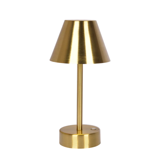 Rivolla Revel Gold Brass Desk Lamp