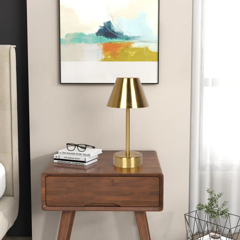 Rivolla Revel Gold Brass Desk Lamp