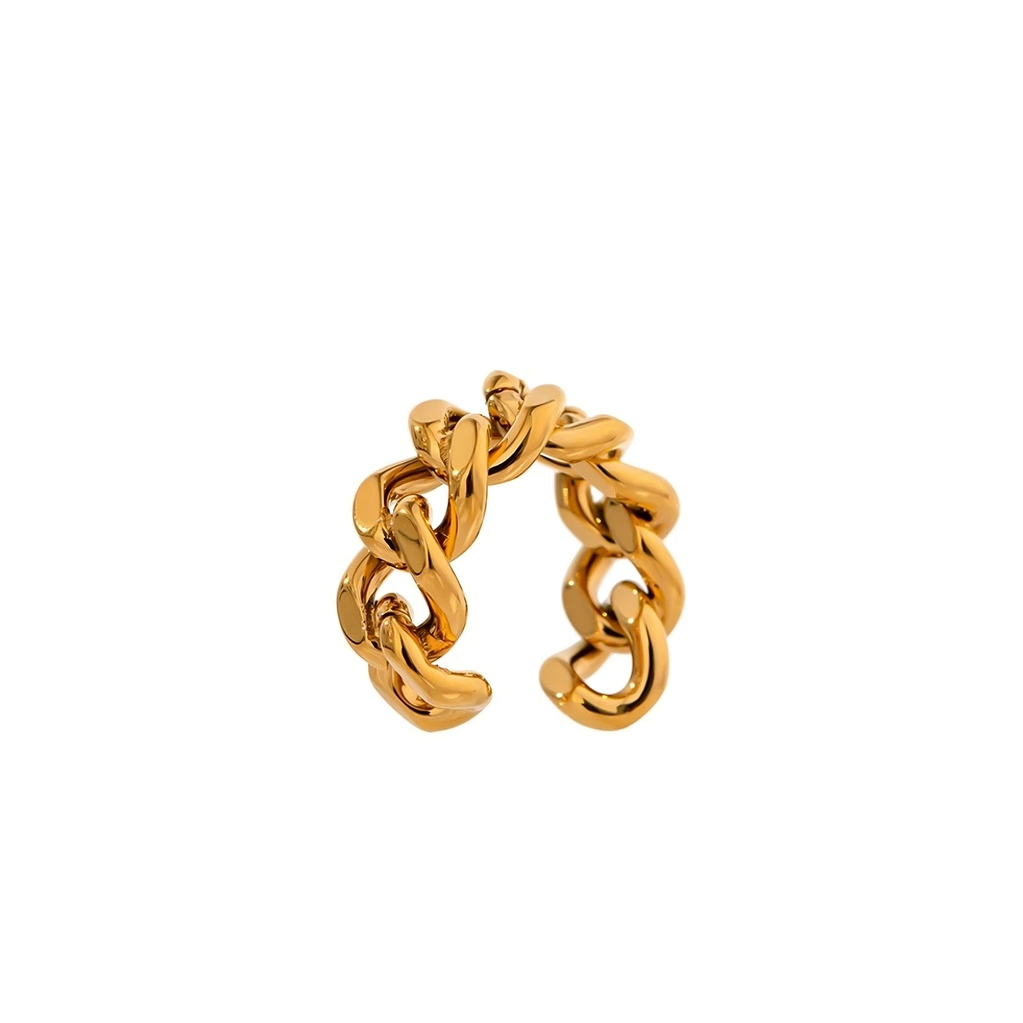 Bold Link – Sculptural Ring