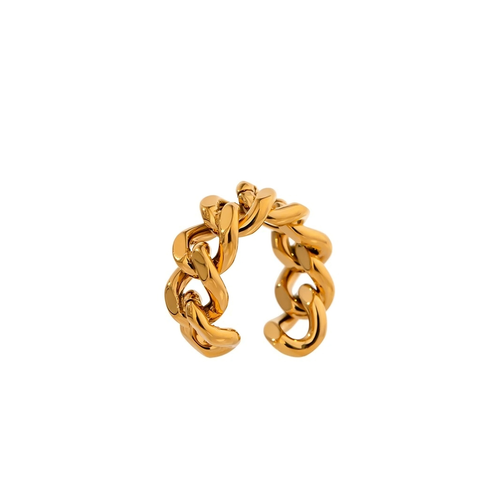 Bold Link – Sculptural Ring
